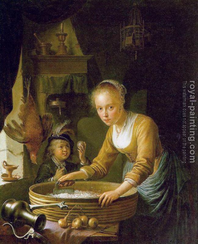 Gerrit Dou : Onions Gerrit Dou : Onions